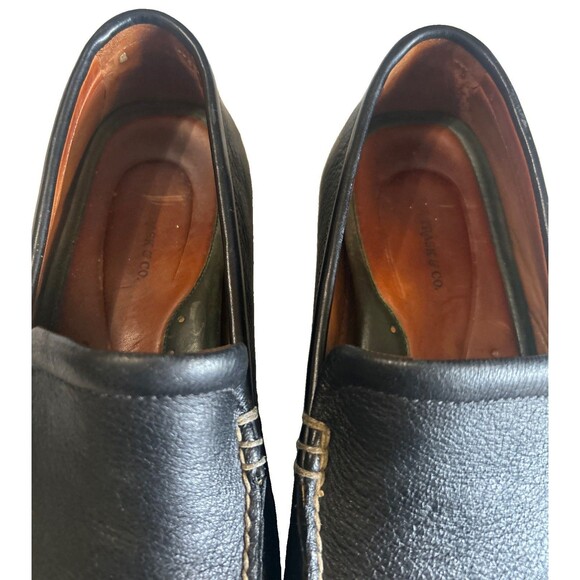 HS Trask Mens 10.5M Black Vibram Loafers Driving Moccasins Leather Preppy Shoe main image 9